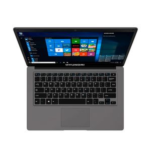 Laptop Hyundai 14.1" Intel Celeron N4020 RAM 4GB Almacenamiento 128GB Con Windows 11 Home Hybook