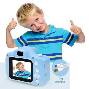 Mini Cámara Digital Kids Camera Blue Niños Juegos Celeste Fotos Vídeo Fotografía Navidad Genieka