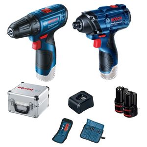 Taladro Atornillador GSR 120 + Impacto GDR 120 Bosch 12v 06019G80E3000