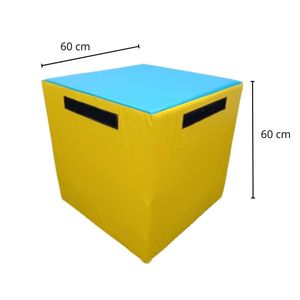 Juego de Niños Estimulación Temprana Psicomotriz Cubo Pequeño 60 cm