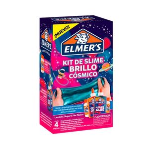 Elmers Kit Para Hacer Slime Brillo Cósmico 4 Piezas