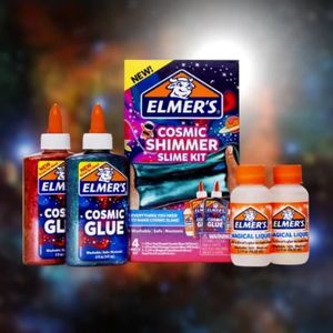 Elmers Kit Para Hacer Slime Brillo Cósmico 4 Piezas