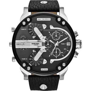 Diesel Mr. Daddy 2.0 reloj cronógrafo de cuarzo en negro y plateado