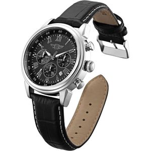 Reloj vestir Invicta I 90242 cuero negro y esfera negra