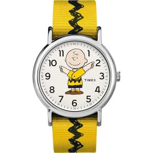 Timex x Peanuts Reloj Unisex Weekender con correa ajustable e Indiglo