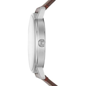 Reloj Emporio Armani de cuero marrón para hombre