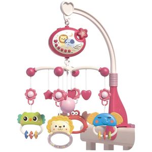 Juguete Móvil Poryector Musical para Cuna Rosa