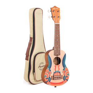 Ukelele concierto Mandala Line - Retro