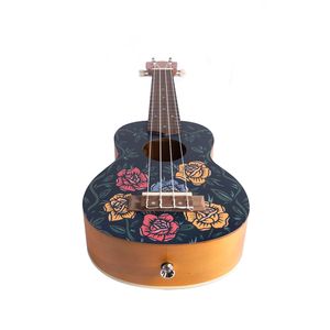 Ukelele concierto Flowers Line - Aurora