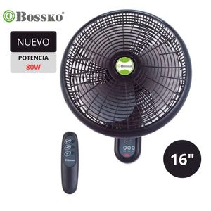 Ventilador Bossko de Pred de 16" con Control Remoto