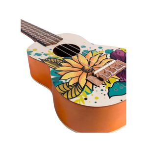 Ukelele concierto Flowers Line - Spring
