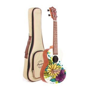 Ukelele concierto Flowers Line - Spring