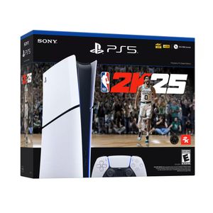 PlayStation 5 Slim Console Digital Edition – NBA 2K Blanco