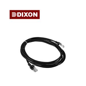 Cable Patch Cord Dixon 3 Metros UTP Cat 6 24 AWG COBRE LSZH RoHS Negro