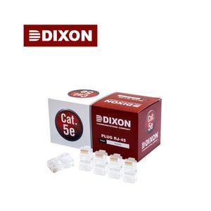 Caja 100 Conectores Rj45 Dixon para Utp Cat5e 8 contactos Cumple RoHs
