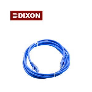 Cable Patch Cord Dixon 3 Metros UTP Cat 6 24 AWG COBRE LSZH RoHS Azul