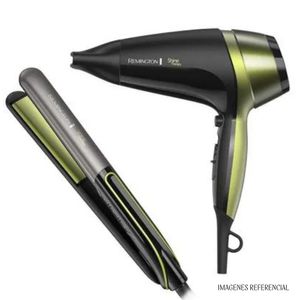 Combo Remington Alisadora  Shine Therapy S12A + Secadora Remington  2100watts D13A