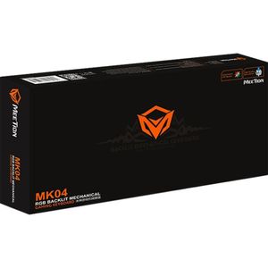 Teclado Mecánico Gamer en español MK04 LED RGB Profesional 88-SWITCH