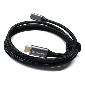 Extensión Teraware USB-C a USB 3.2 gen2 100W pd 1m 4k 60hz trenzado