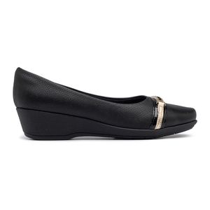 Zapato mocasine Mujer 143228 PRETO/PRETO/PRETO/OURO