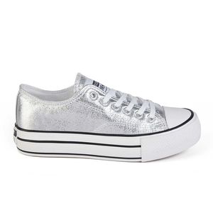 Zapatilla Moda Urbana Mujer 8081 PLATA