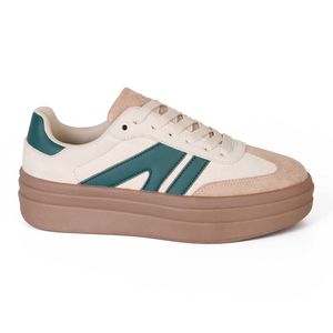 Zapatilla Urbana Moda Mujer 7978 BEIGE