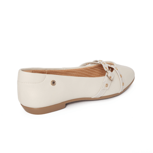 Zapato Balerina Mujer 1408-207 OFF WHITE