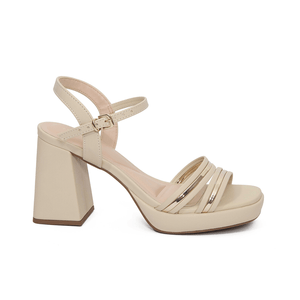 Sandalia de Vestir Mujer 20246-08 CHAMPAGNE