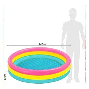 Piscina Inflable Arcoiris 1.47m x 33cm