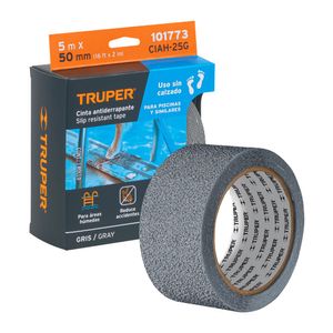 Cinta Antiderrapante Gris - 5M Truper CIAH-25G