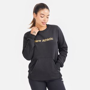 Polera New Athletic Munay Negro Mujer