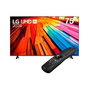 Televisor LG WebOs 75 UHD 4K Smart AI ThinQ 75UT8050PSB Magic Remoto
