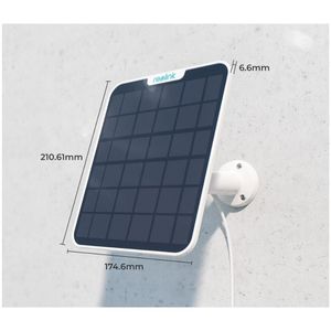 Panel Solar 2 Reolink Resistencia a la Intemperie