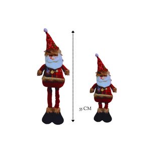 Patilargas Navideño Santa Claus Estirable 55cm