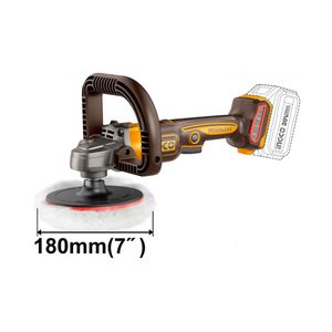 Pulidora Inalambrica 20v + Bateria 4ah y Cargador Ingco APLI20181