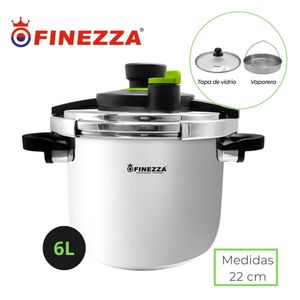 Olla a Presión de 6L en Acero Inoxidable Finezza FZ-856AP