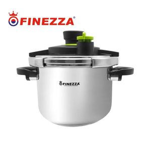 Olla a Presión de 6L en Acero Inoxidable Finezza FZ-856AP