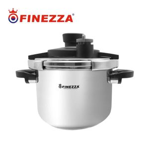 Olla a Presión de 6L en Acero Inoxidable Finezza