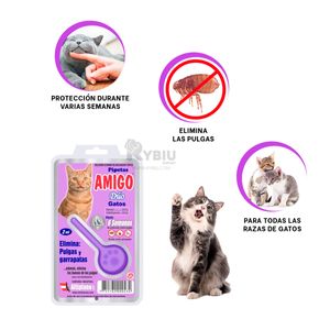 Pipeta para Gatos Eficaz en Color Morado