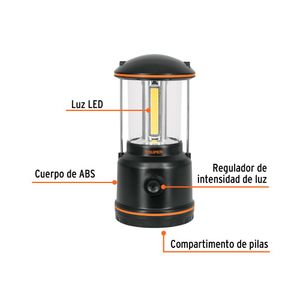 Lampara Led Tipo Farol con Asa TRUPER LACA-3D
