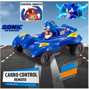 Carro A Control Remoto Sonic The Hedgehog Azul
