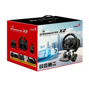 Volante Genius GX SpeedMaster X2 Racing Wheel for PC PS3 PS4 Xbox