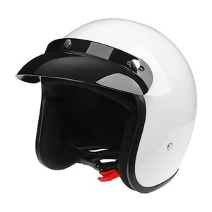 Cascos de motocicleta retro abiertos para hombre, ABS duradero NM-207