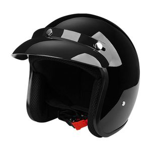 Cascos de motocicleta retro abiertos para hombre, ABS duradero NM-207