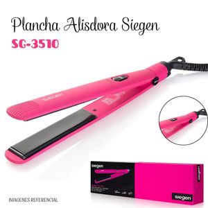 Plancha Alisadora de Cabello Siegen Rosada SG- 3510