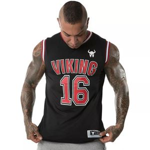 Camiseta Fisicoculturismo Hombre Fitness  Genieka Viking 16