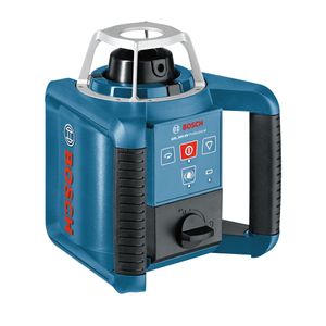 Nivel Laser Giratorio Luz Roja a Pilas 300 Metros con receptor Bosch GRL 300 HV