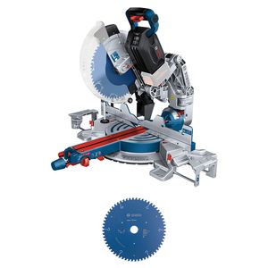 Sierra Ingleteadora 12" 18V 4000 Rpm Brushless Biturbo Baretool Bosch GCM 18V-305 GDC