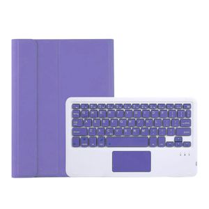 Funda con Teclado Bluetooth con Touchpad para IPAD 10ma generacion 10,9" Morado