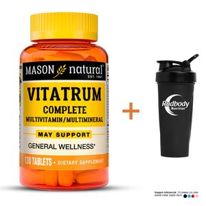 Vitaminas Mason Natural - itatrum Complete Multivitamin & Multimineral (130 Tab) + Shaker